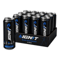 IGNIT ENERGY DRINKS (BLUE RASPBERRY) - 16 OZ 12-PACK